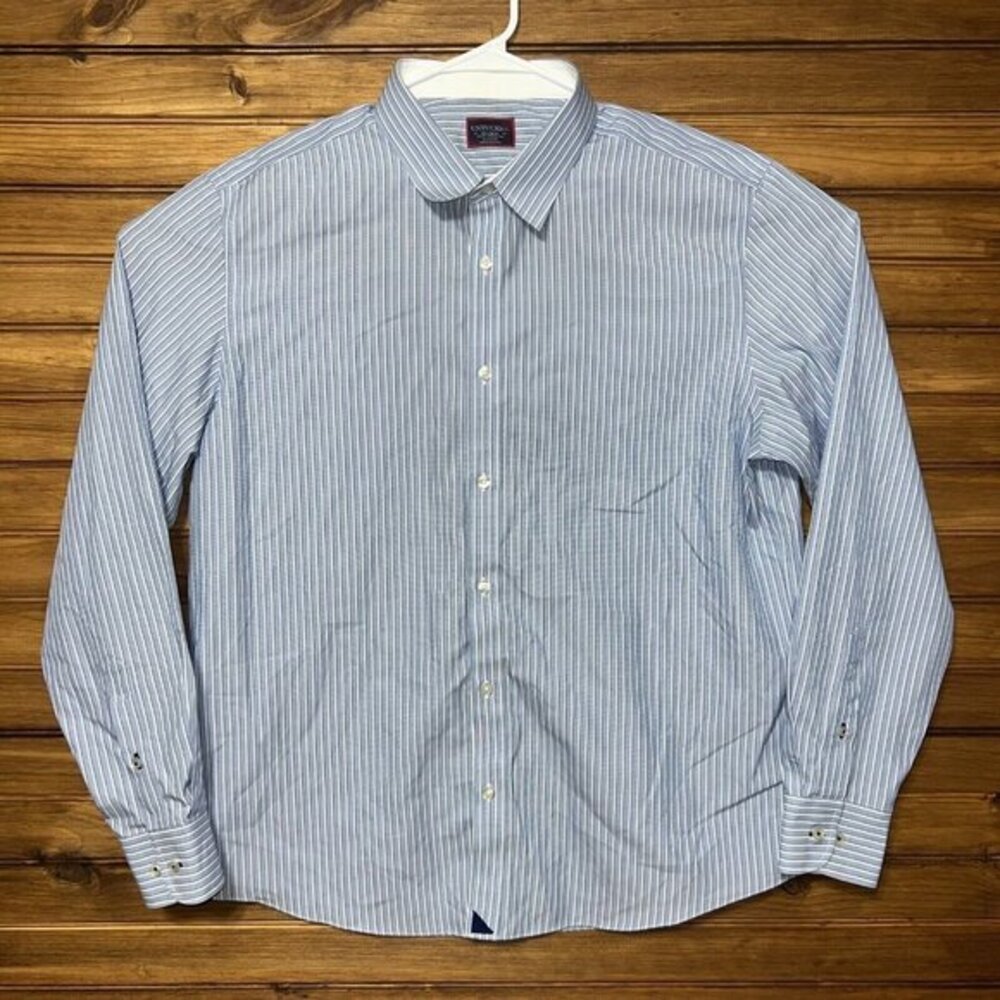 UNTUCKit Keermont Button Up Shirt Mens 2XL Slim Fit Wrinkle Free Long Sleeve